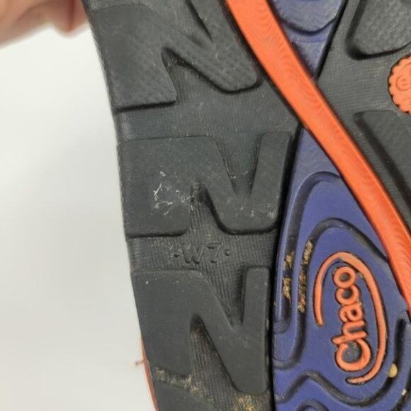 Chaco Women's Strappy Hiking Outdoors ZVolv X2 Sandals In Volcanic Blue Size 7 - Picture 4 of 6